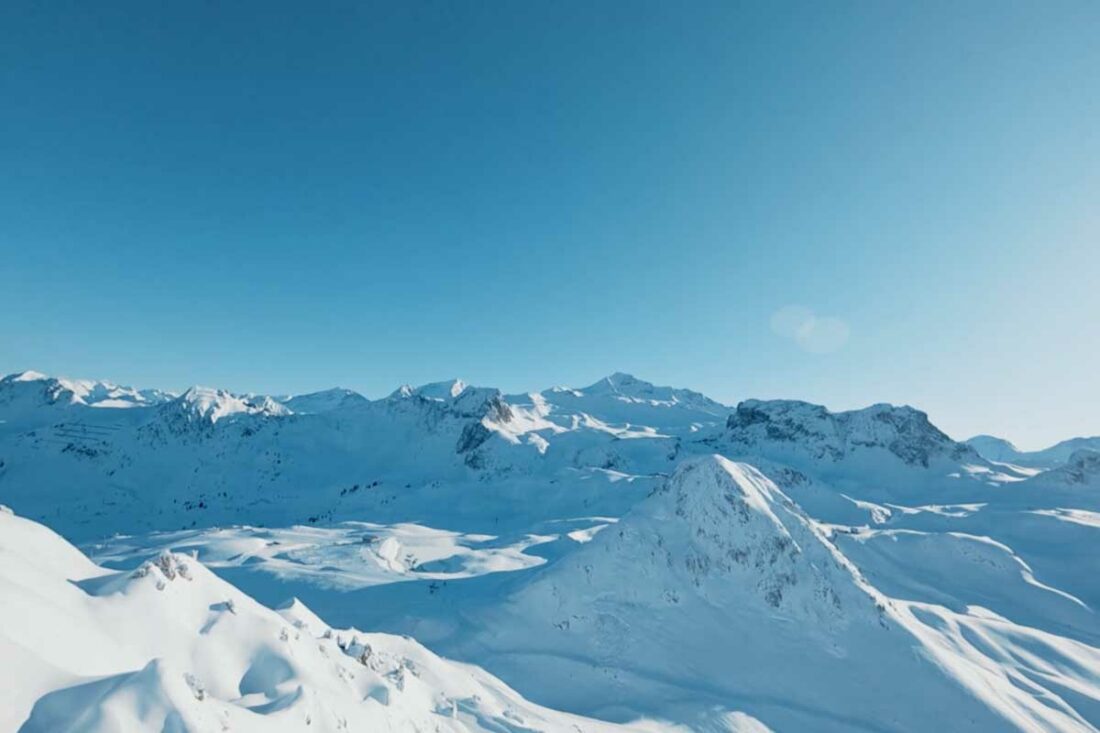 montagne et ciel