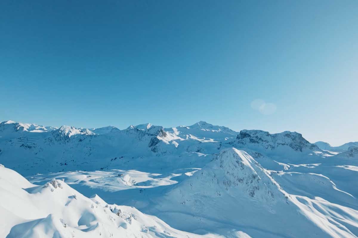 montagne et ciel