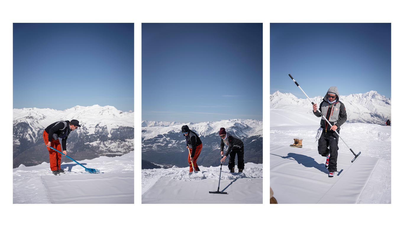 entretien de la plateforme danse a la plagne