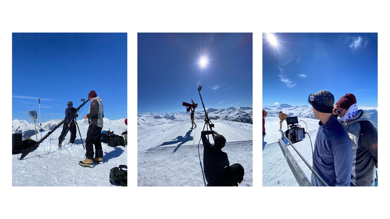 grue video danse à la plagne